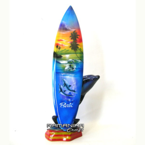 bali airbrush wooden surfboard handicraft sbabds4