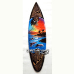 bali surfboard airbrush carving hanging wall handicraft sb-abc-h1
