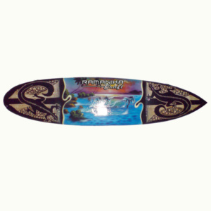 bali surfboard airbrush carving hanging wall handicraft sbabcha