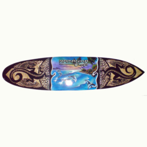 bali surfboard airbrush carving hanging wall handicraft sb-abc-hc
