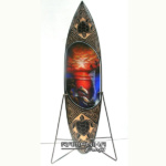 bali surfboard airbrush carving wooden handicraft sbabcisl1