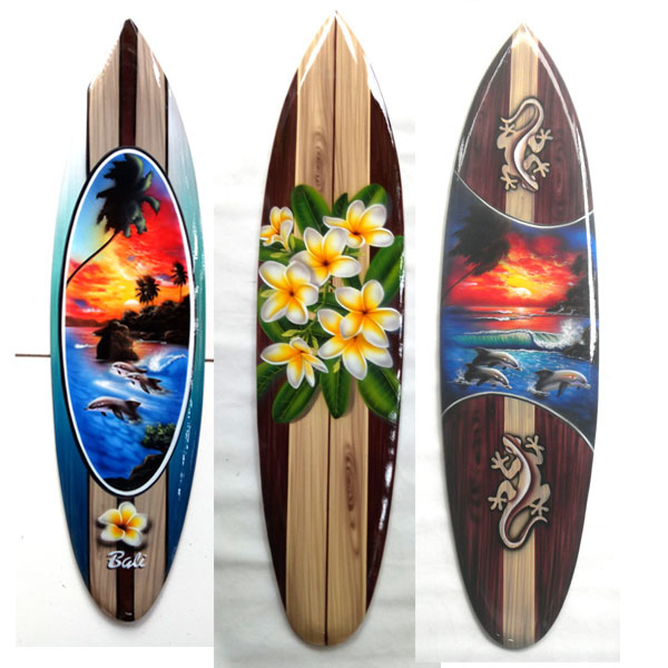 bali surfboard airbrush variation hanging wall handicraft sbabvh