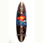 bali surfboard airbrush variation hanging wall handicraft sbabvh2