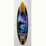 bali surfboard airbrush variation hanging wall handicraft sbabvh5