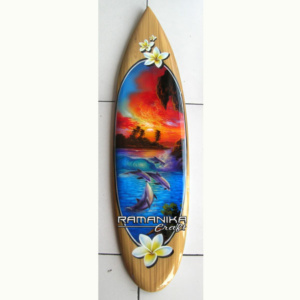 bali surfboard airbrush variation hanging wall handicraft sbabvh6