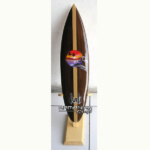 bali surfboard airbrush variation wooden stand handicraft sbabvws2