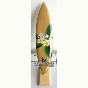 bali surfboard airbrush variation wooden stand handicraft sbabvws3