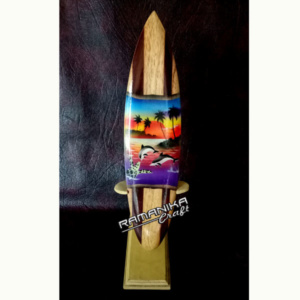bali surfboard airbrush original wooden natural sbabonws