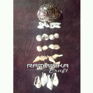 bali sea shell wind chimes tiger shell handicraft cmtcs2