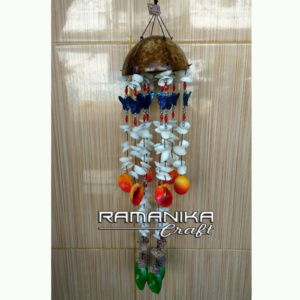 bali sea shell wind chimes top coco handicraft cmcss6
