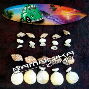 bali sea shell wind chimes surfboard handicraft cmsass2