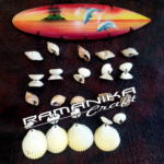 bali sea shell wind chimes surfboard handicraft cmsass3