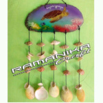 bali sea shell chimes wall decor cmwawass1