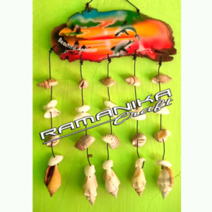 bali sea shell chimes wall decor cmwawass3
