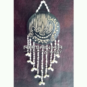 bali sea shell chimes wall decor handicraft cmwwc4
