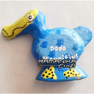 bali magnetic dodo painting handicraft mgadp4