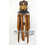 bali wind chimes bamboo statue handicraft bcmtws1