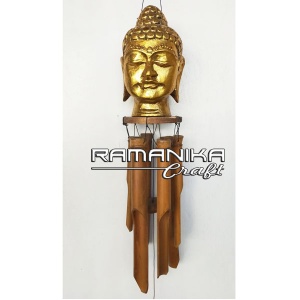 bali wind chimes bamboo statue handicraft bcmtws7