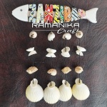bali wind chimes shell name flat fish handicraft cmsnffp1