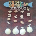 bali wind chimes shell name flat fish handicraft cmsnffp2