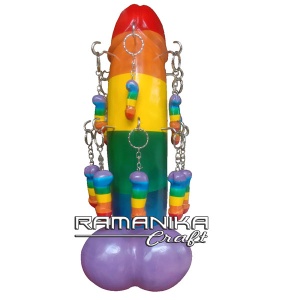 bali penis display key rings handicraft dpkp2