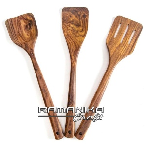 bali kitchenware teak wood spoon handicraft kwts17