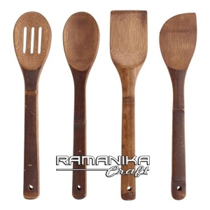 bali kitchenware teak wood spoon handicraft kwts18