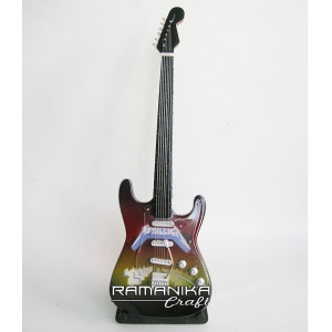 bali music instruments miniature guitars semi electric migsm2