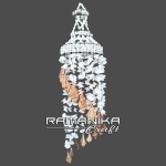 bali sea shell wind chimes top round shell handicraft cmsstrs9