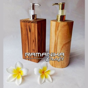 bali kitchenware teak wooden saniitiser spray handicraft kwthss