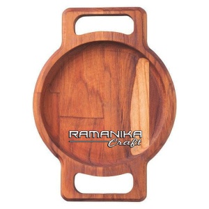 bali kitchenware teak wood tray handicraft kwtt4