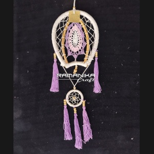 bali dreamcatcher parachute rattan handicraft dcprk1