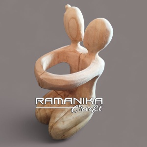 bali wooden statue bottle holder handicraft stebhlpw
