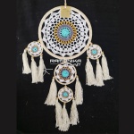 bali dreamcatcher tassel ear knitting handicraft dctek1