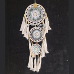 bali dreamcatcher triple tassel knitting handicraft dcttk1
