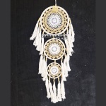 bali dreamcatcher triple tassel knitting handicraft dcttk2