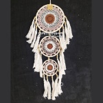 bali dreamcatcher triple tassel knitting handicraft dcttk3