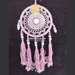 bali dreamcatcher tassel wooden knitting handicraft dctwk3