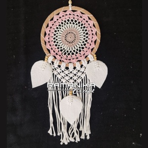 bali dreamcatcher knitted leaves handicraft dckl1