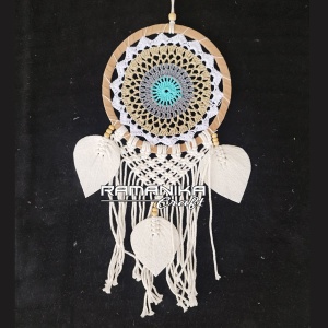 bali dreamcatcher knitted leaves handicraft dckl2