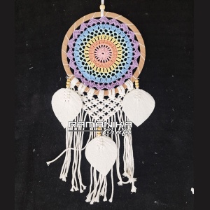bali dreamcatcher knitted leaves handicraft dckl3