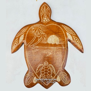 bali wall hanging carving turtle handicraft hwctb4