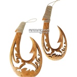 bali wall hanging scroll fishing hook handicraft hwsfh4