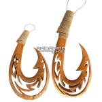 bali wall hanging scroll fishing hook handicraft hwsfh6