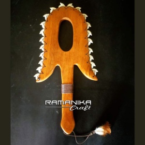 bali wall hanging wooden shark tooth knife handicraft hwstk1