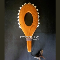 Bali Wall Hanging Wooden Shark Tooth Knife Handicraft