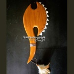 bali wall hanging wooden shark tooth knife handicraft hwstk9