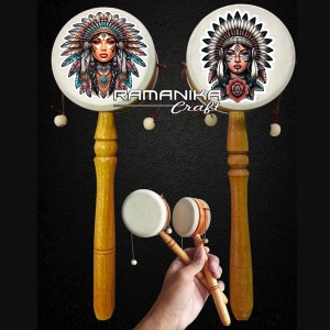 bali musical instruments hand drums printing handicraft mihdp5