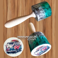 Bali Musical Instruments Maracas Printing Handicraft